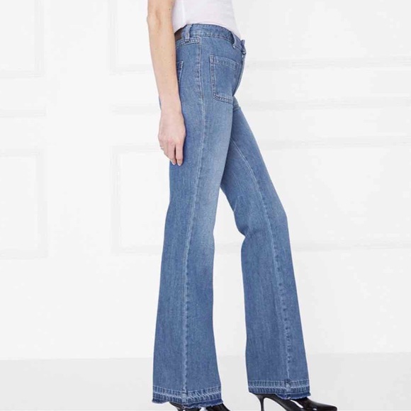 Anine Bing Front Pocket Flare Jeans - Picture 2 of 3